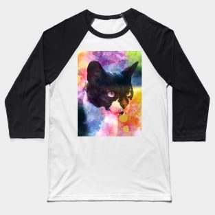 Black Cat Baseball T-Shirt